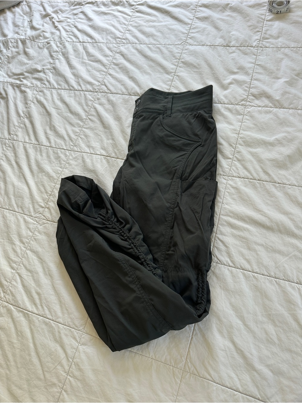 Title nine dark green grey hiking pants - bin 1